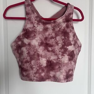 Athleta built in bra crop top